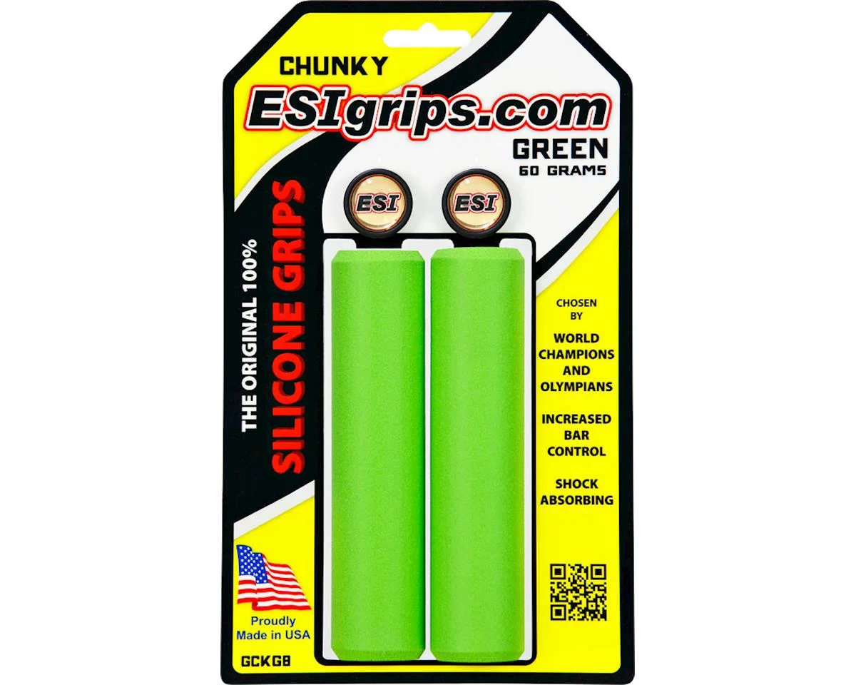 ESI Grips Chunky Silicone Grips (Green)